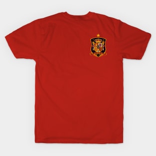 La Furia Roja - Andres Iniesta #6 - Front and Back T-Shirt